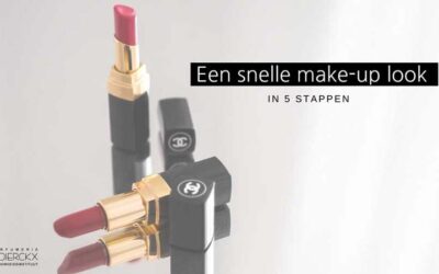 Een snelle make-up look in 5 stappen